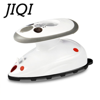 JIQI MINI Handheld elektryczne ubrania parze żelaza podróży parownica do odzieży płyta podstawowa przenośne ciepła Flatiron 110V-220V ue wtyczka usa 4